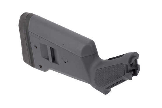 The Magpul SGA Mossberg 500 Stock comes in stealth grey